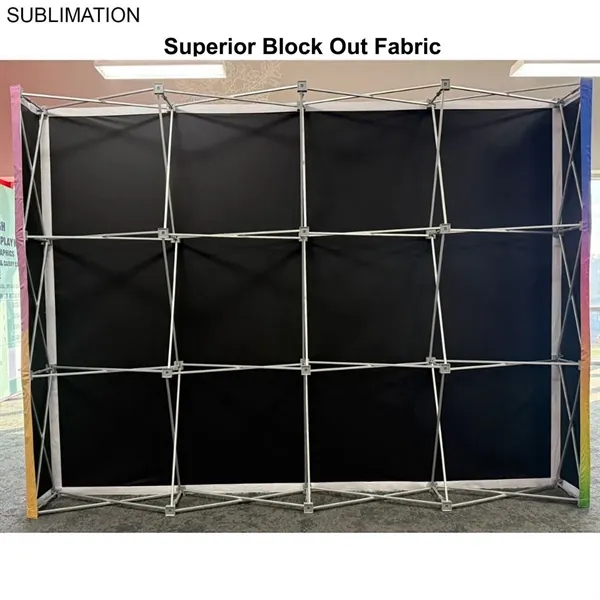 48 Hr Quick Ship - 10' straight wall tension fabric pop-up... from ASI 53509 FIEL-Fairdeal Import & Export