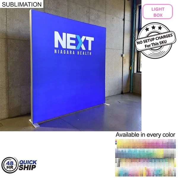 Item #LT824-3 48Hr Quick Ship - Backlit LED Light Box SEG Display Wall Kit
