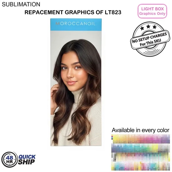 48Hr Quick Ship - Replacement graphics one side only for backlit... from ASI 53509 FIEL-Fairdeal Import & Export