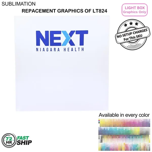 72Hr Fast Ship - Replacement graphics one side only for backlit... from ASI 53509 FIEL-Fairdeal Import & Export