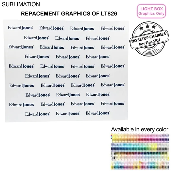 Replacement graphics one side only for backlit LED light box SEG... from ASI 53509 FIEL-Fairdeal Import & Export
