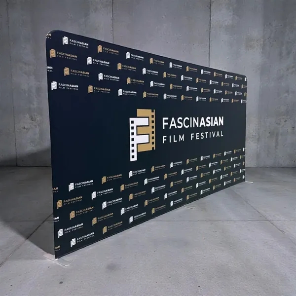 48Hr Quick Ship - 15'W x 8'H EuroFit tension fabric straight... from ASI 53509 FIEL-Fairdeal Import & Export