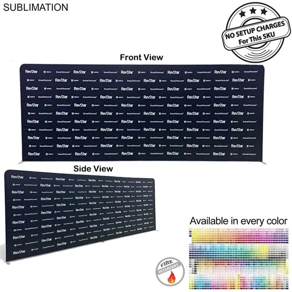 20'W x 8'H EuroFit tension fabric straight wall display kit, double... from ASI 53509 FIEL-Fairdeal Import & Export