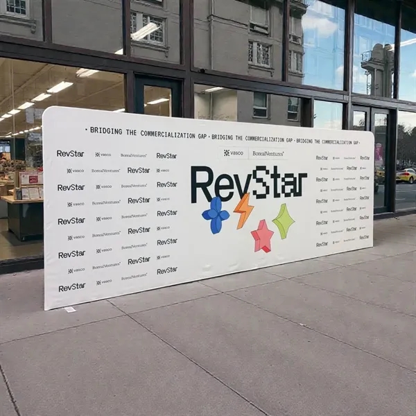 24H Express Ship -20'W x 8'H EuroFit tension fabric straight wall... from ASI 53509 FIEL-Fairdeal Import & Export