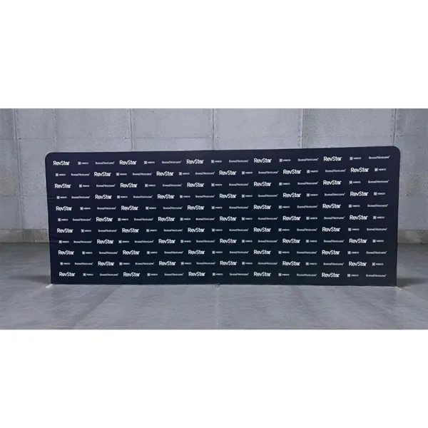 24H Express Ship -20'W x 8'H EuroFit tension fabric straight wall... from ASI 53509 FIEL-Fairdeal Import & Export