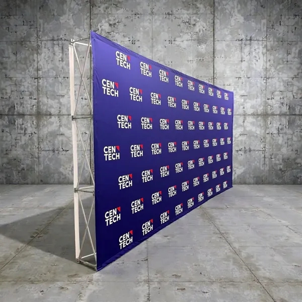 48Hr Quick Ship - 15' straight wall full height tension fabric... from ASI 53509 FIEL-Fairdeal Import & Export