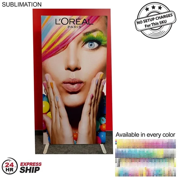 24Hr Express Ship - Frontlit SEG Fabric Banner Stand, 40" x... from ASI 53509 FIEL-Fairdeal Import & Export