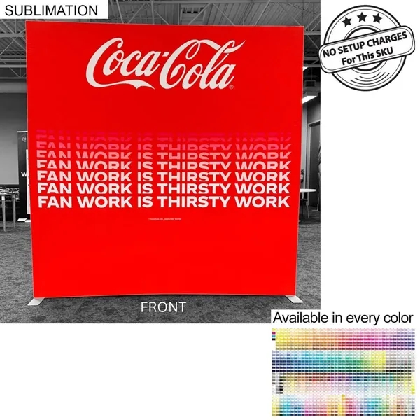 Frontlit SEG Fabric Floor Wall Kit, 8'x8', includes 2 single sided... from ASI 53509 FIEL-Fairdeal Import & Export