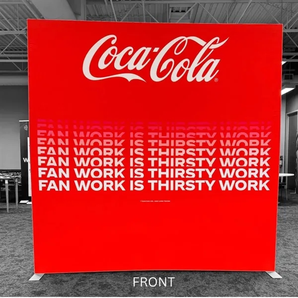 Frontlit SEG Fabric Floor Wall Kit, 8'x8', includes 2 single sided... from ASI 53509 FIEL-Fairdeal Import & Export