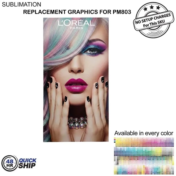 48Hr Quick Ship - Replacement graphics one sided for Frontlit SEG... from ASI 53509 FIEL-Fairdeal Import & Export