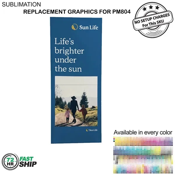 72Hr Fast Ship - Replacement graphics one sided for Frontlit SEG... from ASI 53509 FIEL-Fairdeal Import & Export