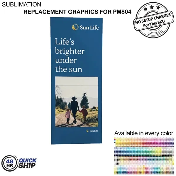 48Hr Quick Ship - Replacement graphics one sided for Frontlit SEG... from ASI 53509 FIEL-Fairdeal Import & Export