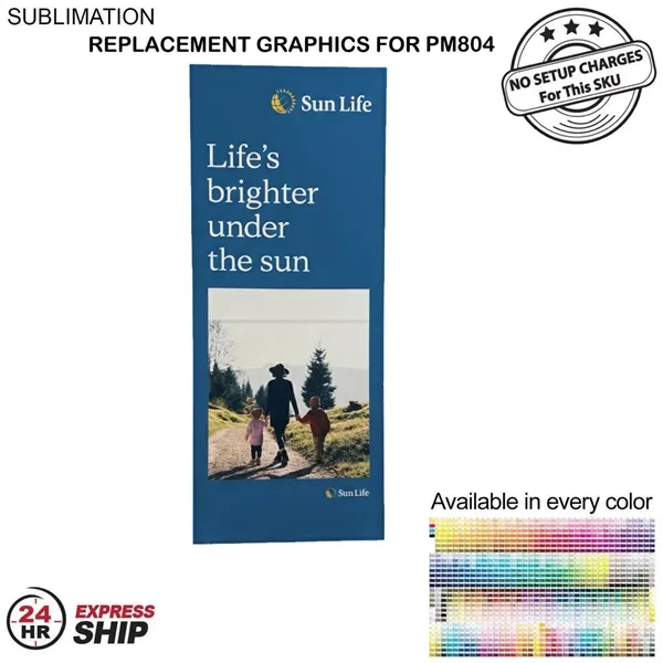 24Hr Express Ship - Replacement graphics one sided for Frontlit SEG... from ASI 53509 FIEL-Fairdeal Import & Export