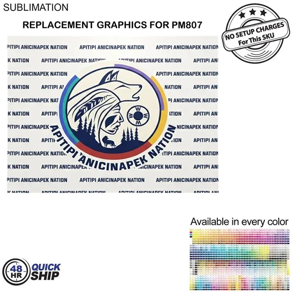 48Hr Quick Ship - Replacement graphics one sided only for Frontlit... from ASI 53509 FIEL-Fairdeal Import & Export