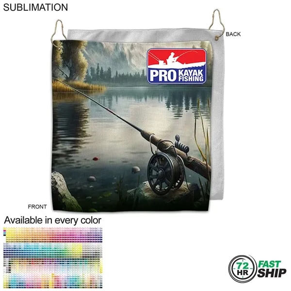 72 Hr Fast Ship - colored microfiber dri-lite terry fishing towel,... from ASI 53509 FIEL-Fairdeal Import & Export