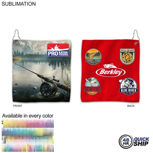 10" x 10" microfiber rally towel with sublimation decoration... from ASI 53509 FIEL-Fairdeal Import & Export / FIEL