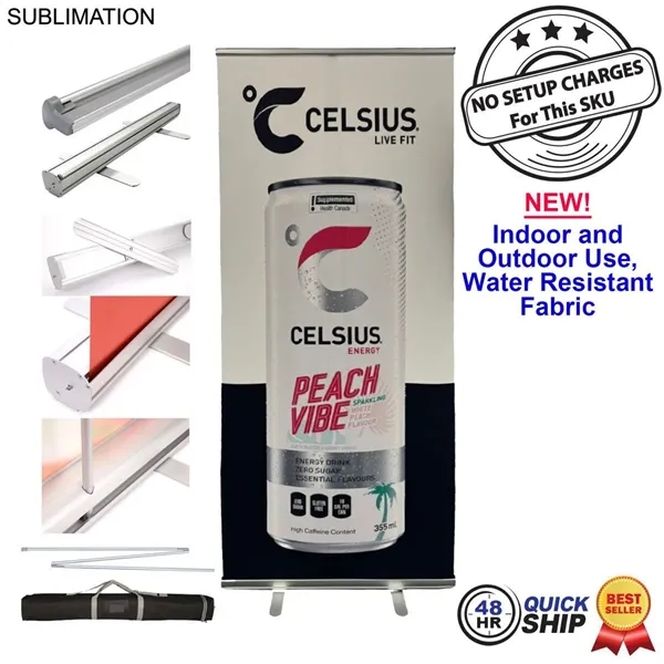 Trade Show Package, Premium Banner + Sublimated Table Throw with closed... from ASI 53509 FIEL-Fairdeal Import & Export / FIEL