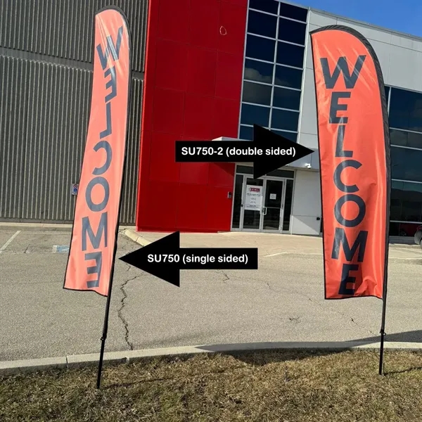 10' Small Feather Flag Kit, Full Color Graphics One Side, Outdoor... from ASI 53509 FIEL-Fairdeal Import & Export / FIEL