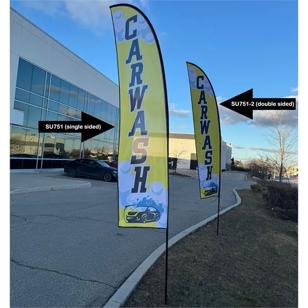 13' Medium Feather Flag Kit, Full Color Graphics One Side, Outdoor... from ASI 53509 FIEL-Fairdeal Import & Export / FIEL