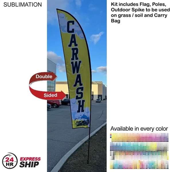 13' Medium Feather Flag Kit, Full Color Graphics One Side, Outdoor... from ASI 53509 FIEL-Fairdeal Import & Export / FIEL