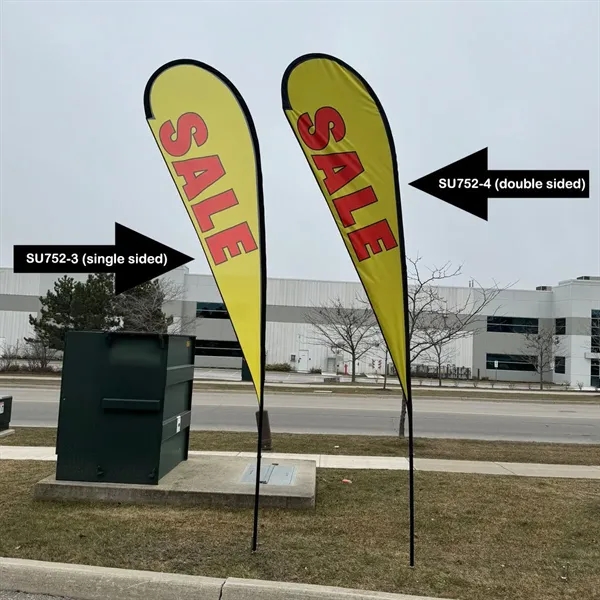 15' Large Feather Flag Kit, Full Color Graphics One Side, Outdoor... from ASI 53509 FIEL-Fairdeal Import & Export / FIEL