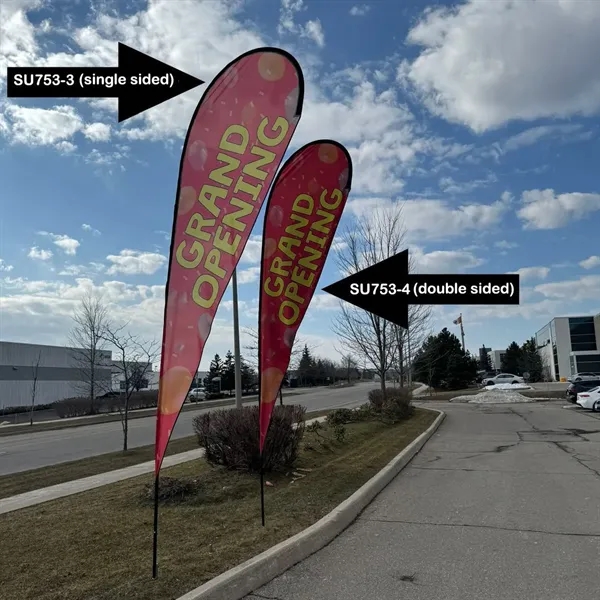 19' X-Large Feather Flag Kit, Full Color Graphics One Side, Outdoor... from ASI 53509 FIEL-Fairdeal Import & Export / FIEL