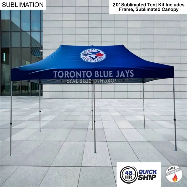 20' Premium Sublimated Tent Kit, Includes Premium 40mm Aluminum Frame, Canopy,... from ASI 53509 FIEL-Fairdeal Import & Export / FIEL