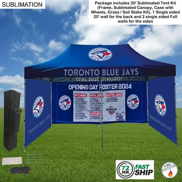 20' Premium Sublimated Tent Kit, Includes Premium 40mm Aluminum Frame, Canopy,... from ASI 53509 FIEL-Fairdeal Import & Export / FIEL
