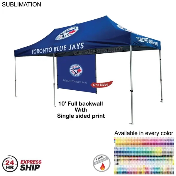 Full Back Wall for 10x10 Tent Kit, Sublimated, Single Sided Print... from ASI 53509 FIEL-Fairdeal Import & Export / FIEL