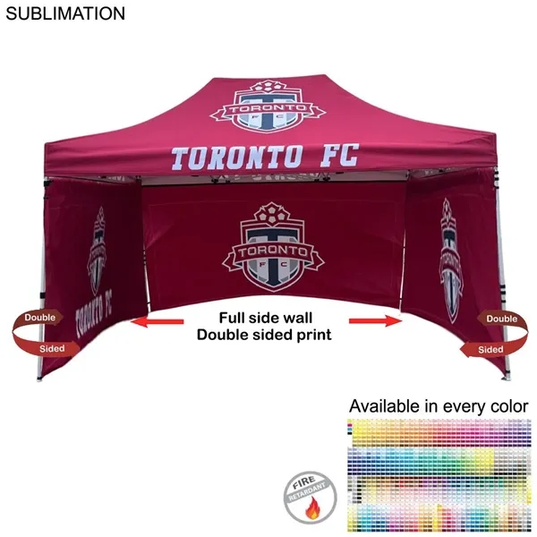 Full Back Wall for 10x10 Tent Kit, Sublimated, Single Sided Print... from ASI 53509 FIEL-Fairdeal Import & Export / FIEL