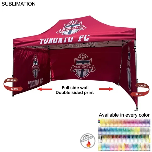 Full Back Wall for 10x10 Tent Kit, Sublimated, Single Sided Print... from ASI 53509 FIEL-Fairdeal Import & Export / FIEL