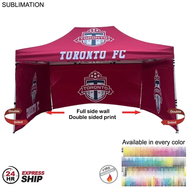 Full Back Wall for 10x10 Tent Kit, Sublimated, Single Sided Print... from ASI 53509 FIEL-Fairdeal Import & Export / FIEL