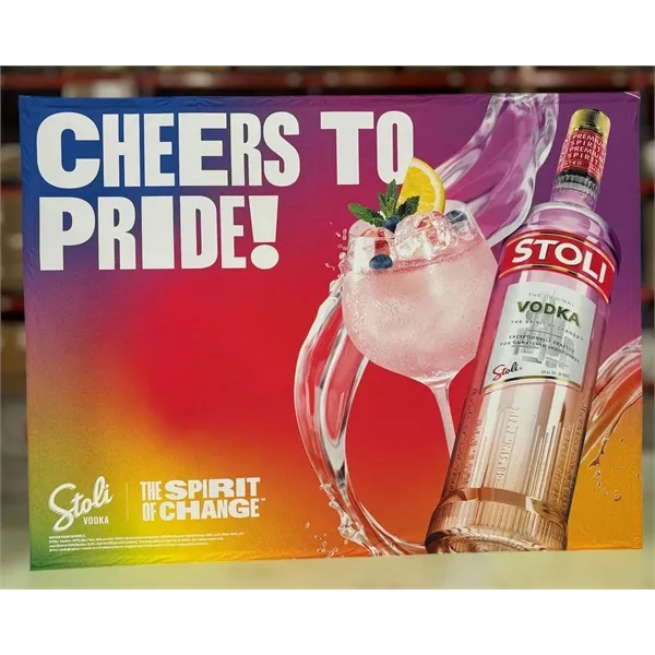 Replacement graphics for 10' straight wall with hook and loop on... from ASI 53509 FIEL-Fairdeal Import & Export