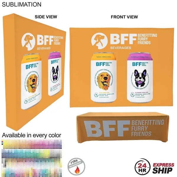 Item #SU776-17 24Hr Express-Tradeshow Booth Package Ultra 10' Straight Wall