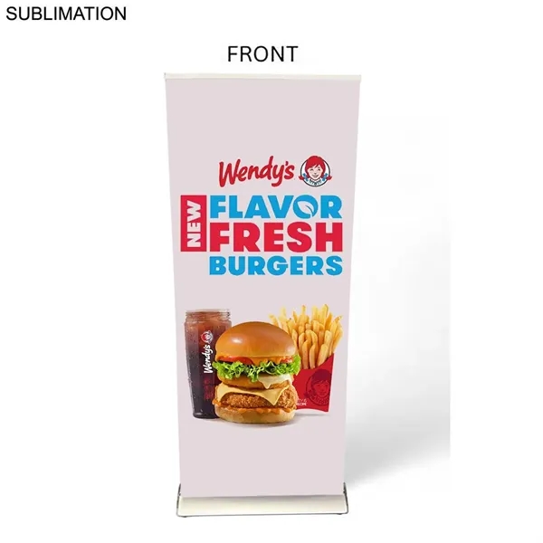 Item #SU780-6 72Hr Fast - Sublimated Heavy Fabric Deluxe Wide Base Banner