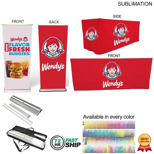 Item #SU780-10 72Hr Fast Ship - Outdoor Event Package 4, Banner + 6' Cloth