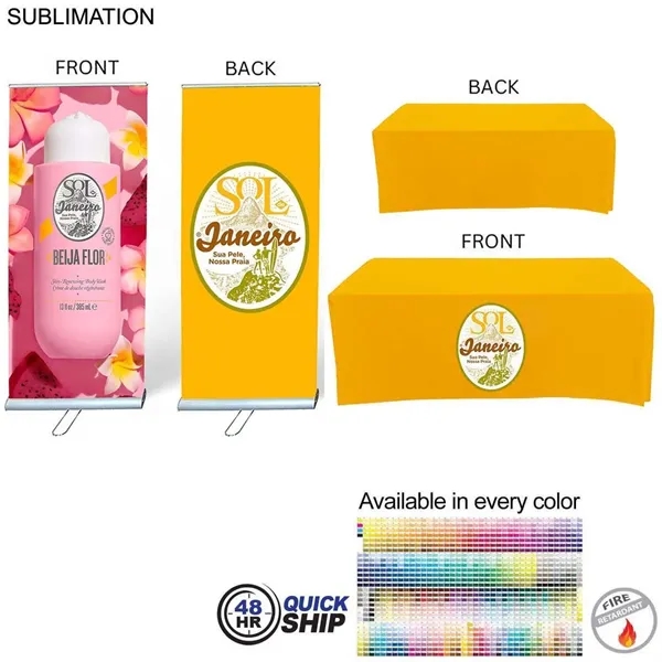 Item #SU783-11 48Hr Quick Ship - Outdoor Event Package 3, Banner + 6' Cloth