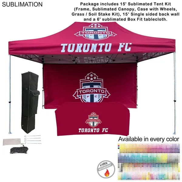 Item #SU784-10 72Hr Fast Ship - Deluxe Event Package 15' Tent Kit