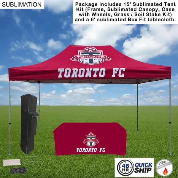 15' Premium Sublimated Tent Kit... from ASI 53509 FIEL-Fairdeal Import & Export