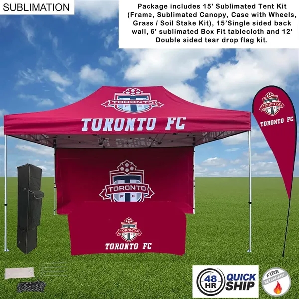 15' Premium Sublimated Tent Kit... from ASI 53509 FIEL-Fairdeal Import & Export