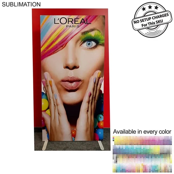 Item #PM803 Frontlit SEG Fabric Banner Stand 40" x 80"