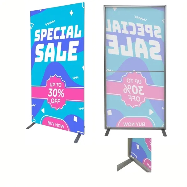 24Hr Express Ship - Frontlit SEG Fabric Banner Stand, 40" x... from ASI 53509 FIEL-Fairdeal Import & Export