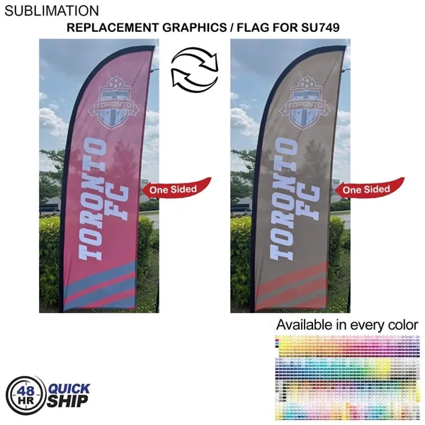 Replacement Flag For 8.5' Small Feather Flag... from ASI 53509 FIEL-Fairdeal Import & Export