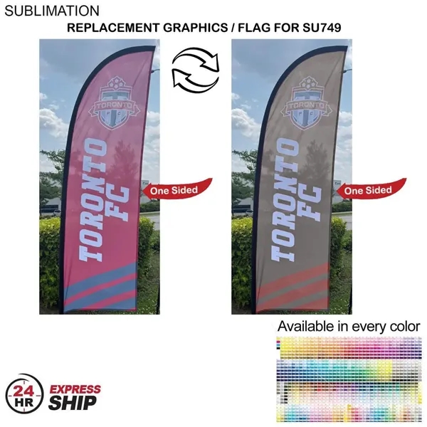 Replacement Flag For 8.5' Small Feather Flag... from ASI 53509 FIEL-Fairdeal Import & Export