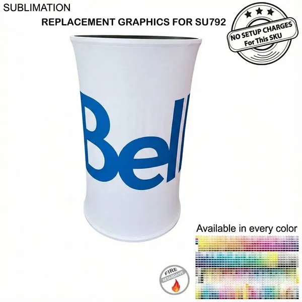Replacement graphics only for round SEG counter kit with sublimated cover,... from ASI 53509 FIEL-Fairdeal Import & Export