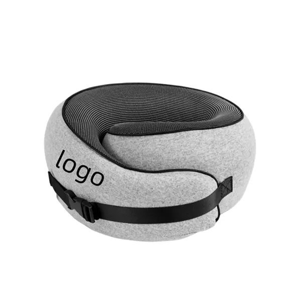 Portable u-shaped memory foam neck pillow with full color heat transfer... from ASI 37218 Athena Promo (tm)