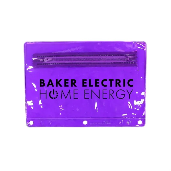 Premium Vinyl Zippered Pack, Transparent Colors... from ASI 30270 Aakron Line