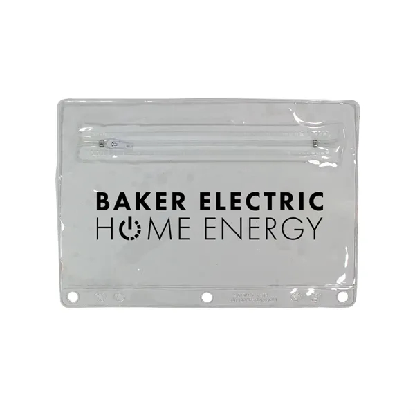 Premium Vinyl Zippered Pack, Transparent Colors... from ASI 30270 Aakron Line