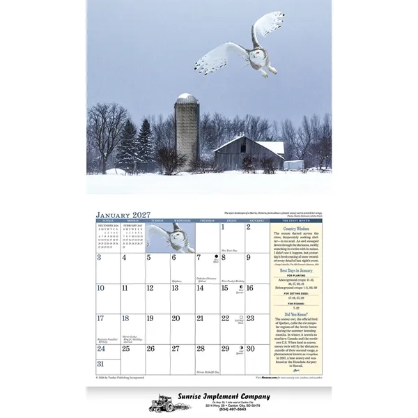 13 month staple bound wall calendar that brings The Old Farmer's... from ASI 61966 HPG / Beacon Promotions HPG Gold