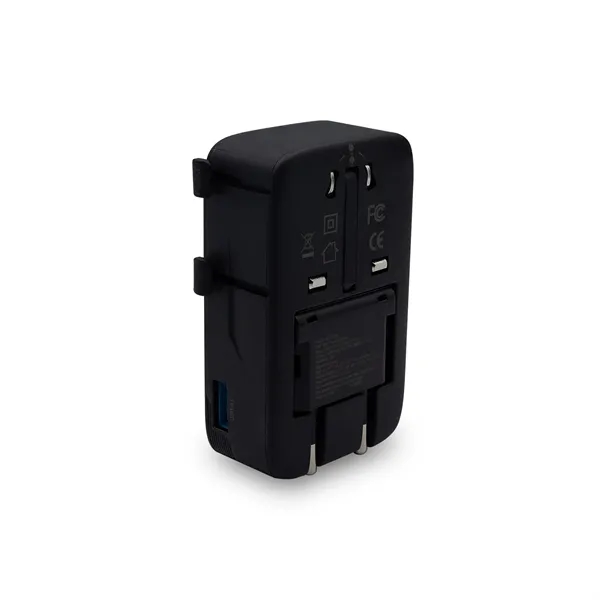 An international travel adapter with an ultra-slim form factor... from ASI 91435 Tomax USA